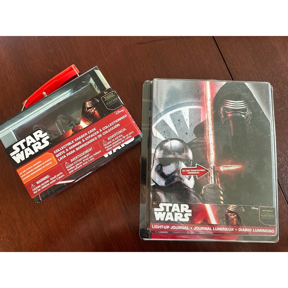 Star Wars General Phasma Innovative Designs Light-Up Journal & Puzzle Eraser PAC